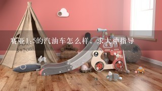 赛亚1:5的汽油车怎么样，求大神指导