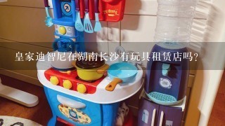 皇家迪智尼在湖南长沙有玩具租赁店吗？