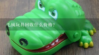 毛绒玩具回收什么价格？