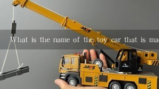 What is the name of the toy car that is made of plastic and has a lot of wheels?